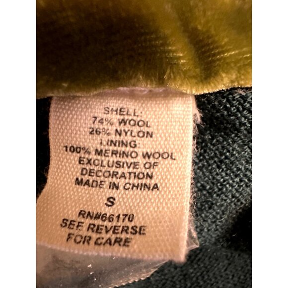 Y2k Green Whimsical Fairy Sweater Cardigan Small Anthro Moth Crocheted Boho - Picture 8 of 10